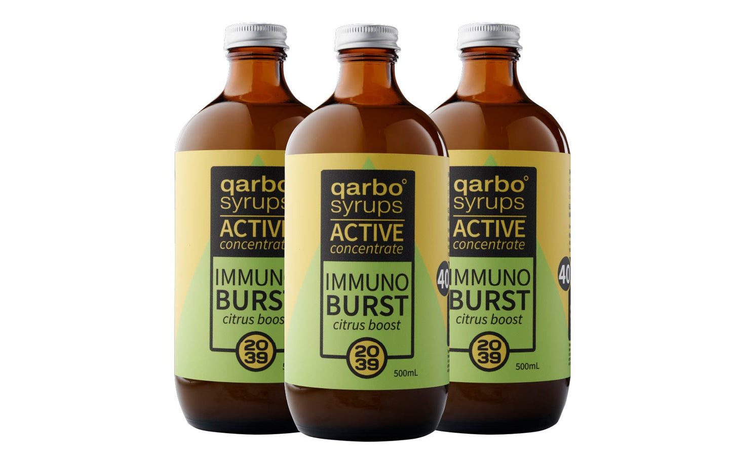 qarbo˚syrups - IMMUNO BURST - citrus boost