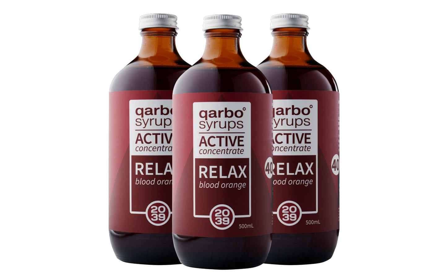 qarbo˚syrups - RELAX - blood orange
