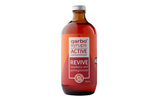 qarbo˚syrups - REVIVE - raspberry and pomegranate