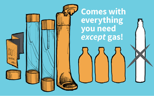 qarbo CLASSIC - Sparkling water maker with qarbo˚syrups ACTIVE Bundle