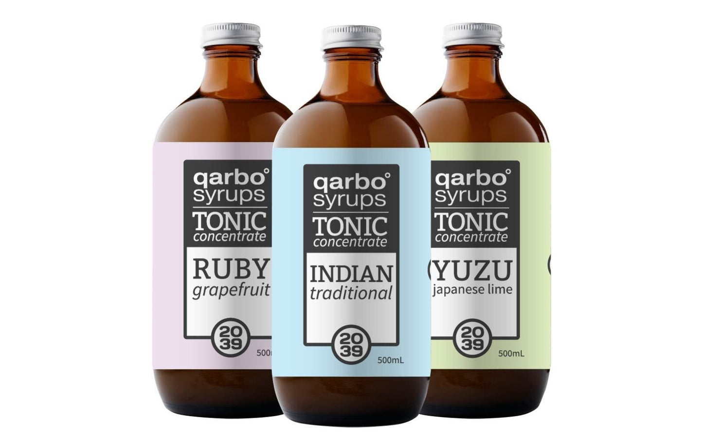 qarbo˚syrups - TONIC SYRUPS - Mixed Pack of 3