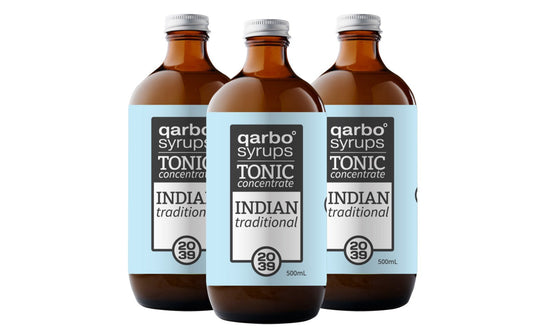 qarbo˚syrups - Traditional Indian Tonic - Pack of 3