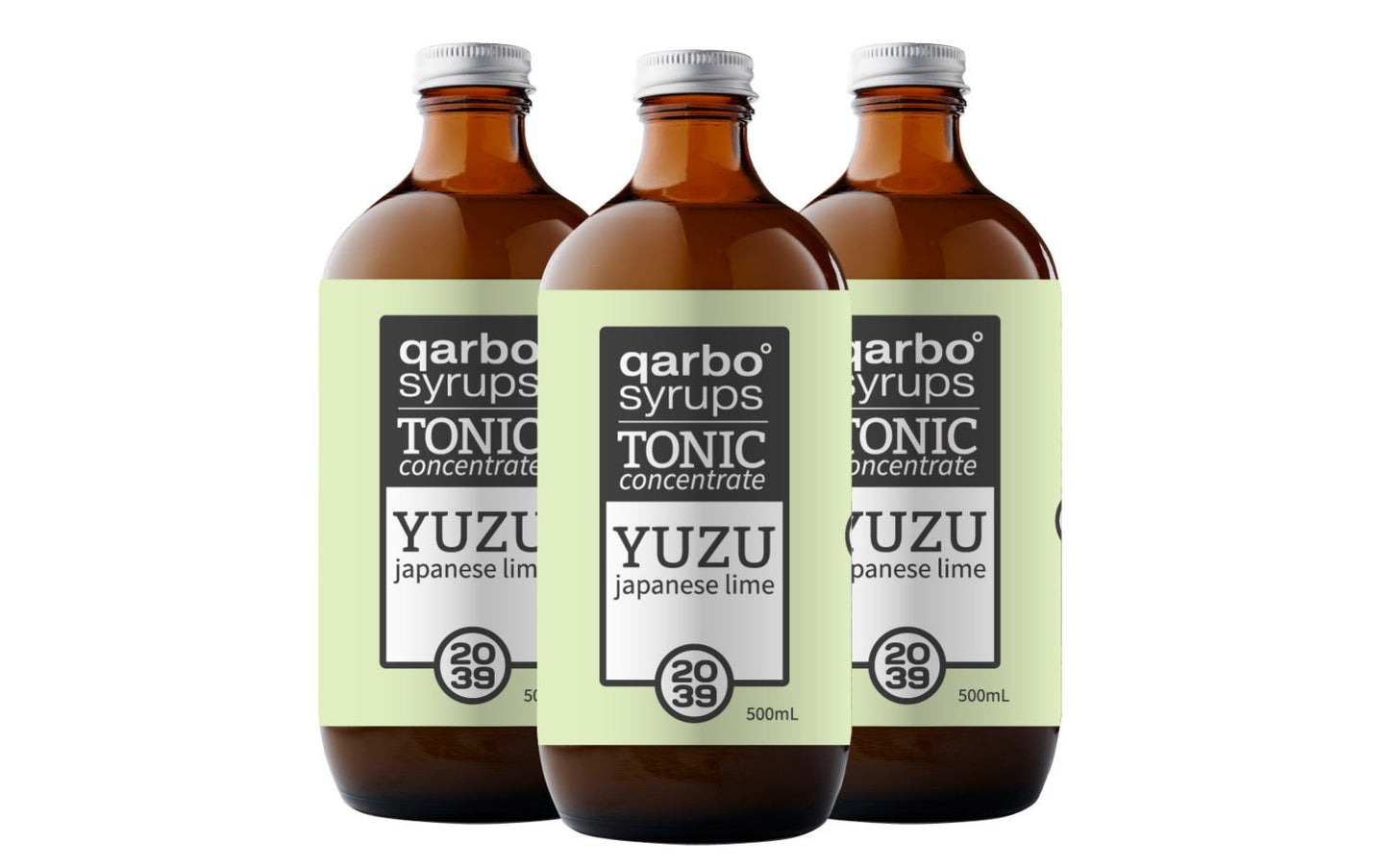 qarbo˚syrups - Yuzu Lime Tonic Syrup - Pack of 3