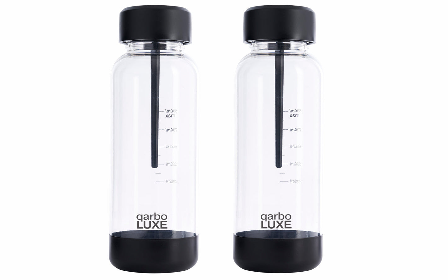 qarbo LUXE - Twin Pack of 1L Bottles with Airplus Caps
