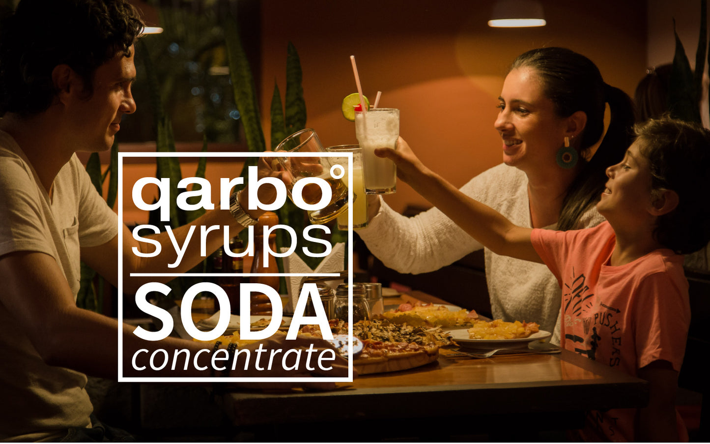 qarbo˚syrups - SODA CONCENTRATES - Mixed Pack of 3