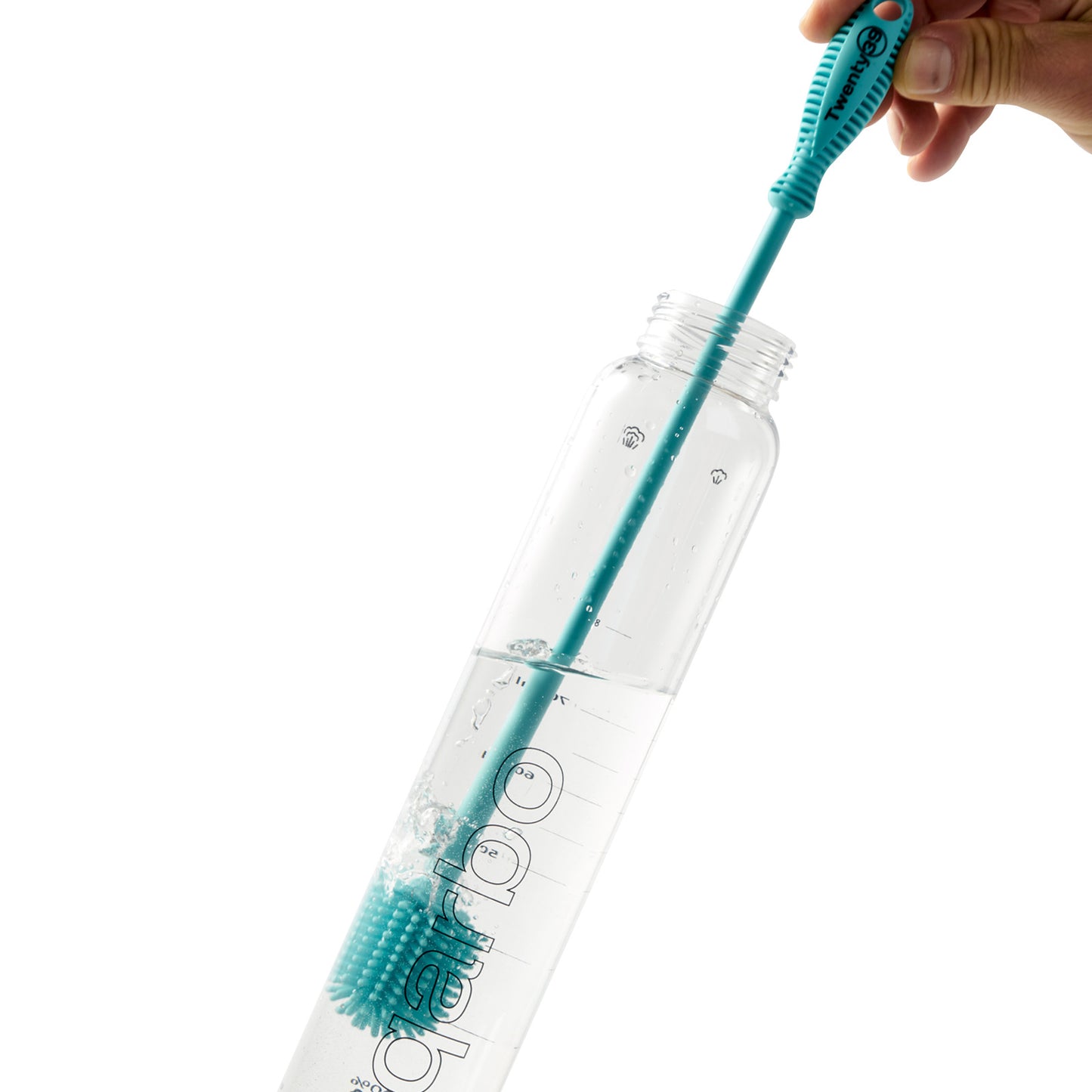 qarbo LUXE - Silicone Bottle brush 15" - Blue