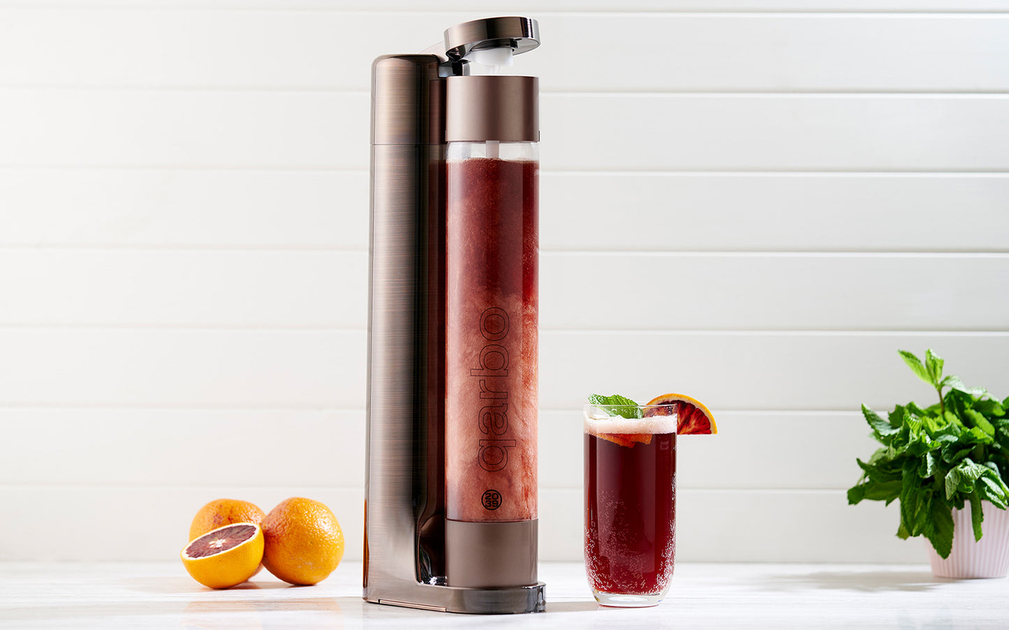 qarbo CLASSIC - Sparkling Water Maker and Fruit Infuser
